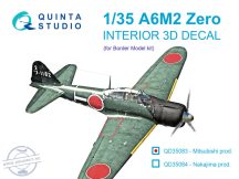   A6M2 Zero (Mitsubishi Prod.) 3D&col.inter. -1/35 - Border Model