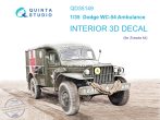 1/35 Dodge WC-54 Ambulance 3D-Print.&col.Interior 1/35 Dodge WC-54 Ambulance 3D-Print.&col.Interior