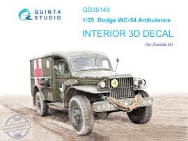 1/35 Dodge WC-54 Ambulance 3D-Print.&col.Interior 