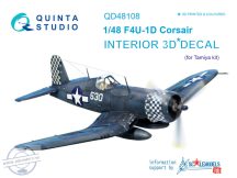 1/48 F4U-1D 3D-Print&colour Interior (TAM)