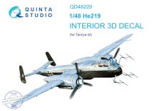 1/48 He 219 3D-Printed & col.Interior (TAM)