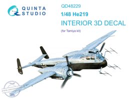 1/48 He 219 3D-Printed & col.Interior (TAM) 1/48 He 219 3D-Printed & col.Interior (TAM)