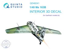 1/48 Me 163B 3D-Printed & col.Interior (GASPATCH)