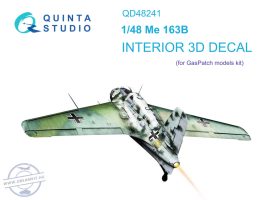 1/48 Me 163B 3D-Printed & col.Interior (GASPATCH) 1/48 Me 163B 3D-Printed & col.Interior (GASPATCH)
