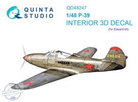 1/48 P-39 3D-Printed & col.Interior (EDU) 1/48 P-39 3D-Printed & col.Interior (EDU)