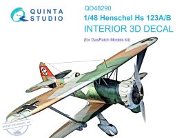 1/48 Hs 123A/B 3D-Print & col. Interior (GASP.) 1/48 Hs 123A/B 3D-Print & col. Interior (GASP.)