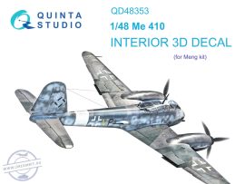 1/48 Me 410 3D-Print.&col.Interior (MENG) 1/48 Me 410 3D-Print.&col.Interior (MENG)