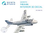   A-6A 3D-Printed & coloured Interior on decal paper - 1/48 - Kinetic