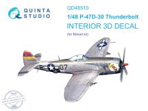 1/48 P-47 D-30 3D-Printed&col.Interior (MINA)