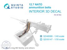 1/48 NATO 12.7 ammunition belts