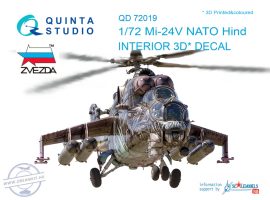 1/72 Mi-24V NATO 3D-Print&colour Interior (ZVE) 1/72 Mi-24V NATO 3D-Print&colour Interior (ZVE)