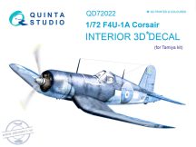 1/72 F4U-1A Corsair 3D-Print&col.Interior (TAM)