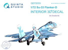 1/72 Su-33 3D-Print&col. Interior (ZVE) 1/72 Su-33 3D-Print&col. Interior (ZVE)