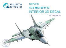 1/72 MiG-29 9-13 3D-Printed & col.Interior (TRUMP)