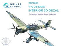 1/72 Ju 87 D/G 3D-Print&col.Interior (ACAD/SP.H.)