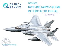 1/72 F-15C Late/F-15J Late 3D&col.Interi (GWH)