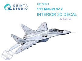 1/72 MiG-29 9-12 3D-Print.&colour.Interior (GWH) 1/72 MiG-29 9-12 3D-Print.&colour.Interior (GWH)