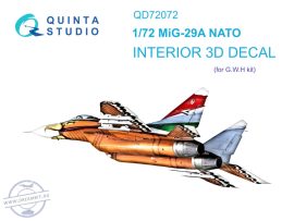 1/72 MiG-29A NATO 3D-Print.&col.Interior (GWH) 1/72 MiG-29A NATO 3D-Print.&col.Interior (GWH)