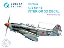 1/72 Yak-1B 3D-Print.&colour.Interior (ARMA H.)