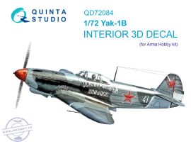 1/72 Yak-1B 3D-Print.&colour.Interior (ARMA H.)