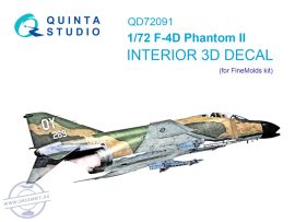 1/72 F-4D 3D-Print.&col.Interior (FINEM) 1/72 F-4D 3D-Print.&col.Interior (FINEM)