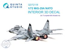 1/72 MiG-29A (NATO) 3D-Print.&col.Interior (TRUMP)