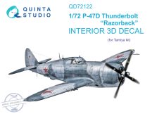 1/72 P-47D Thunderbolt Razorback 3D-Print.&col.Int