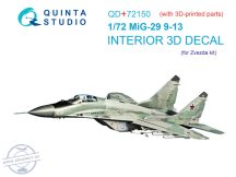   1/72 MiG-29 9-13 3D-Print.&col.Int. (ZVE) w/ resin - műgyanta alkatrésszel