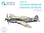 P-40B Warhawk 3D-Print.&col.Interior 1/32 - Trumpeter P-40B Warhawk 3D-Print.&col.Interior 1/32 - Trumpeter