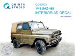 UAZ-469 3D-Print.&col.Interior - 1/43 - Zvezda UAZ-469 3D-Print.&col.Interior - 1/43 - Zvezda