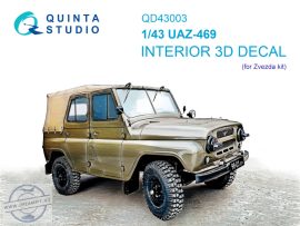 UAZ-469 3D-Print.&col.Interior - 1/43 - Zvezda UAZ-469 3D-Print.&col.Interior - 1/43 - Zvezda