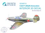 P-39Q/N Airacobra 3D-Print.&col.Inter. - 1/48 - Arma Hobby P-39Q/N Airacobra 3D-Print.&col.Inter. - 1/48 - Arma Hobby