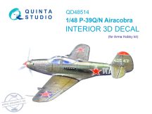 P-39Q/N Airacobra 3D-Print.&col.Inter. - 1/48 - Arma Hobby