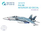 F/A-18E 3D-Print.&col.Interior - 1/72 - Academy F/A-18E 3D-Print.&col.Interior - 1/72 - Academy