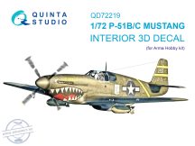 P-51B/P-51C Mustang 3D&col.interior - 1/72 - Arma Hobby