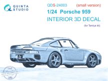   Porsche 959 3D-Print.&col.Inter. SMALL - 1/24 - Tamiya (egyszerűsített változat)