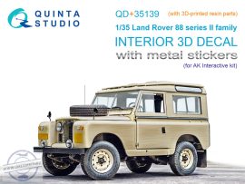 Land Rover 88 series II family 3D-Print.&col. - 1/35 - AK Interactive - 3D-s alkatrészekkel