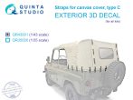 Straps for canvas cover, type C - 1/43 Rögzítőszíjak Straps for canvas cover, type C - 1/43 Rögzítőszíjak
