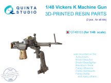 1/48 Vickers K Machine gun, 2 pcs.