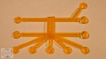   Lámpabúra sárga - koncentrikus szaggatott - Átmérő: 6 mm x 10 db.