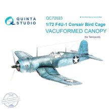   F4U-1 Corsair Bird Cage - 1/72 - Tamiya (2 db vákumozott kabintető)