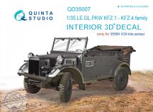   KFZ 1-4 3D-Printed & coloured Interior on decal paper (for ICM kits) - 1/35