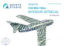   MiG-15 bis 3D-Printed & coloured Interior on decal paper (for Tamiya kit) - 1/48
