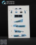   SU-57 3D-Printed & coloured Interior on decal paper (for  7319 Zvezda kits) (blue panel colour) - 1/72 