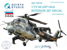   Mi-24P  3D-Printed & coloured Interior on decal paper  (for Zvezda kit) - 1/72