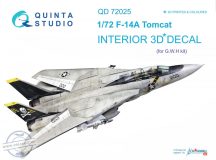   F-14A 3D-Printed & coloured Interior on decal paper (for GWH kit) - 1/72