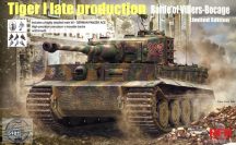   Tiger I late production (Battle of Villers-Bocage) w/Zimmerit - 1/35 - Műgyanta figurával