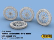 Woodes Spoke Wheels for T-Model - 1/24 - ICM
