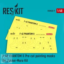   F-4 (E) Phantom II Pre-cut painting masks for Zoukei-Mura kit (1/48)