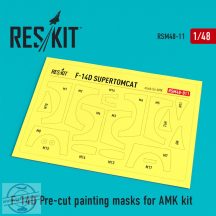 F-14D Pre-cut painting masks for AMK Kit (1/48)